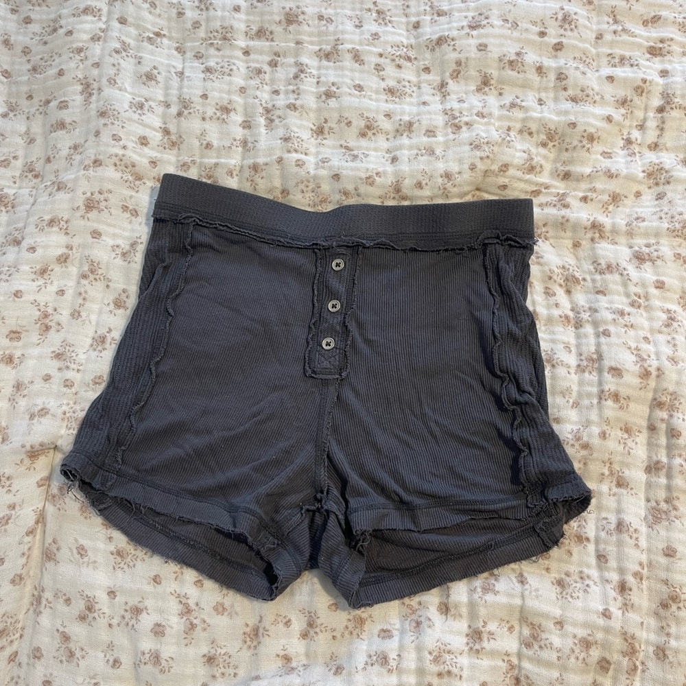 Women's Grey Pajama Boy shorts